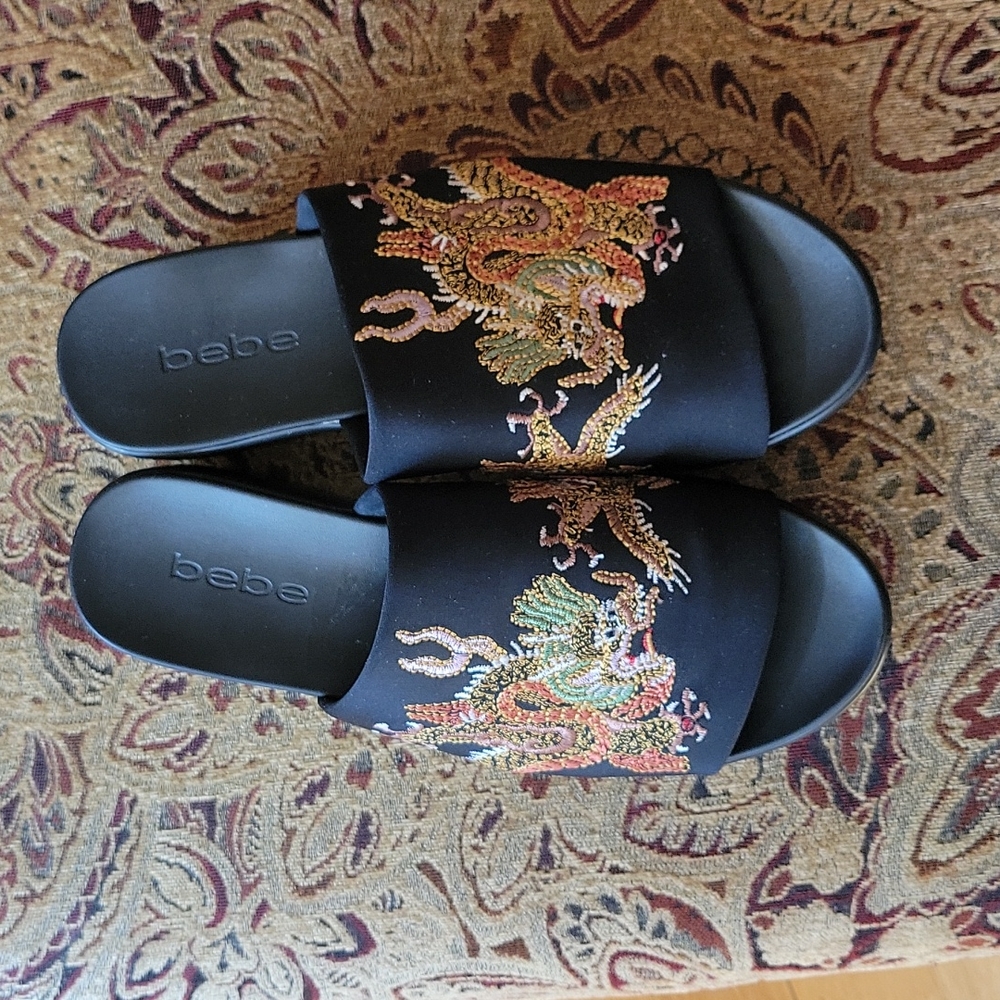 Bebe platform sandals